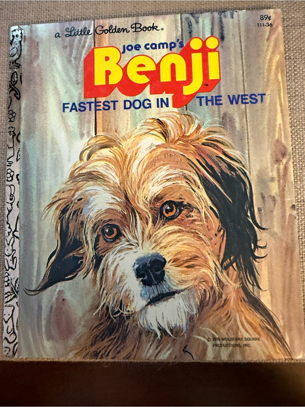 Benji Fastest Dog in the West - Kids Learning Book (Yellow, Brown)